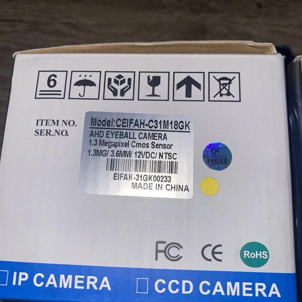 2 CCTV Digital Surveillance Video Camera - Model CEIFAH-C31M18GK